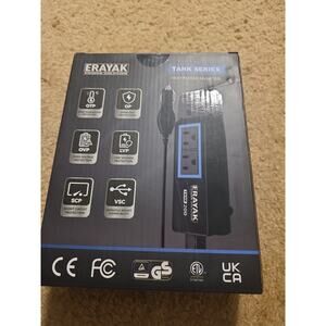 200W Car Power Inverter, PiSFAU DC 12V to 110V AC Car Plug Adapter